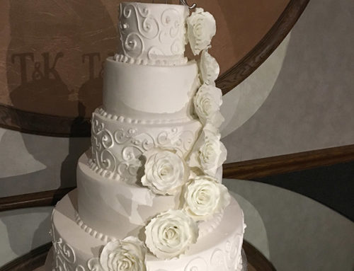 White Rose Cake